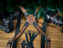 Personalized Dual Camera straps - DesiredLeather