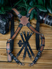 LEATHER CAMERA HARNESS | Dual camera straps | Two Cameras