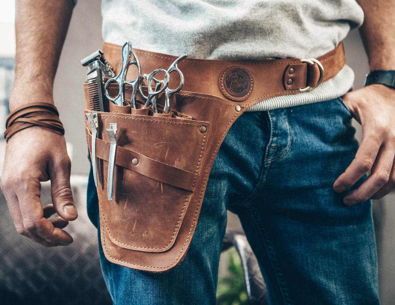 Waist tool belt top