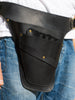 black leather tool belt